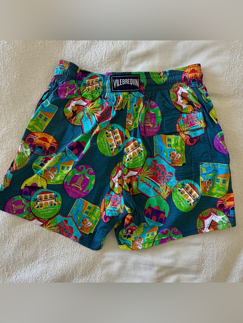 Vilebrequin Men’s Moorise Swim Shorts (L)